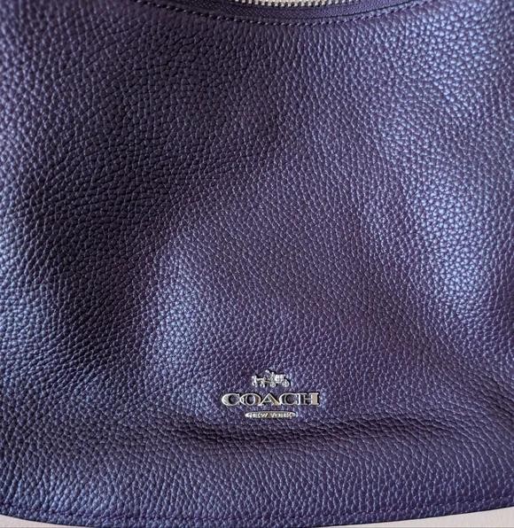 Coach Purple Shoulder Bag - Picture 7 of 16